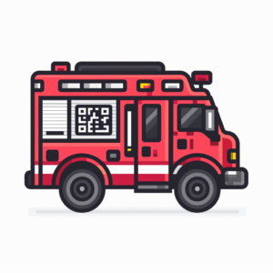 iozai minimalist vector logo a fire truck with a clearly visibl 88907bdf 998d 43cb 8860 635766fa3ffe