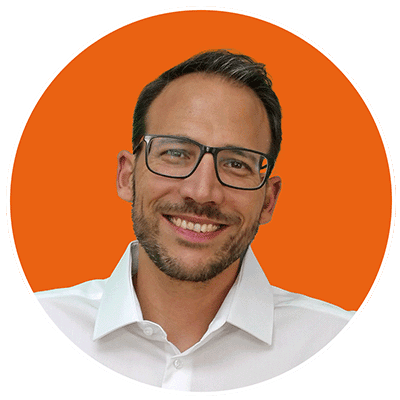 portrait dave orange rund neu